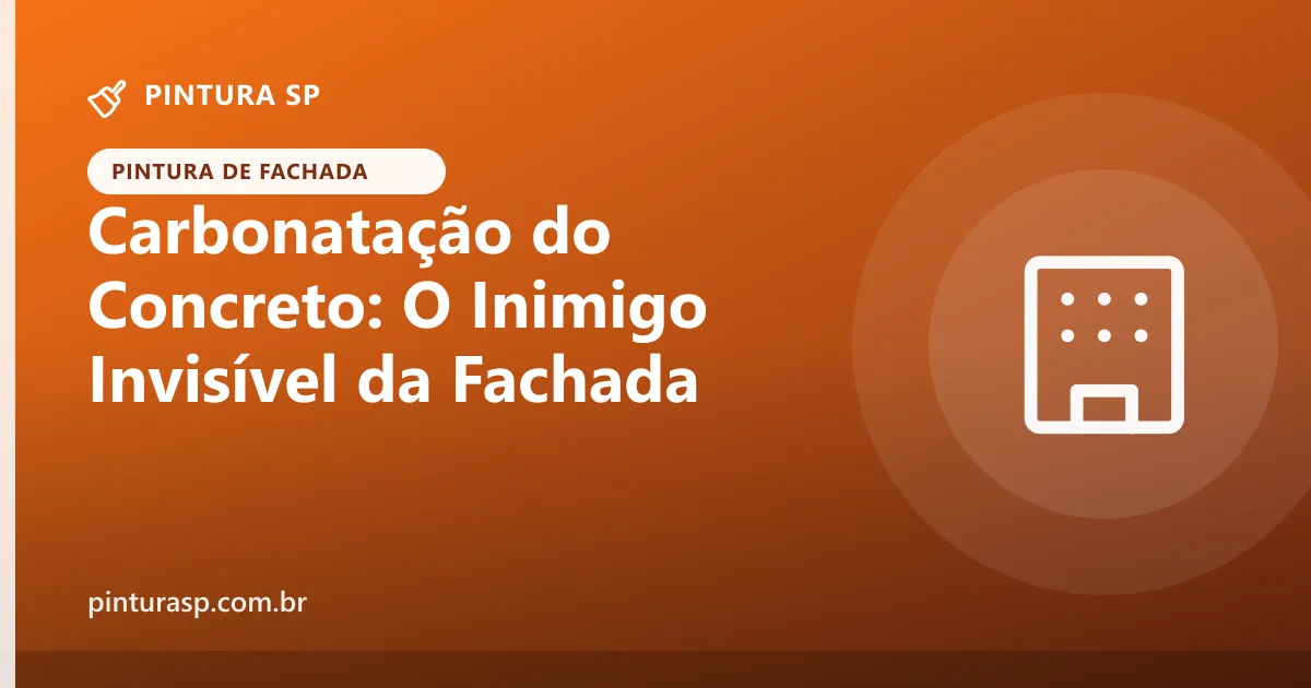 Carbonatação do Concreto na Fachada: O Inimigo Invisível