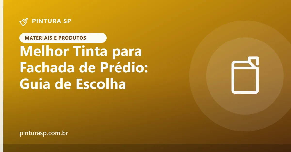 Melhor tinta para fachada de prédio: como escolher o sistema certo para cada situação