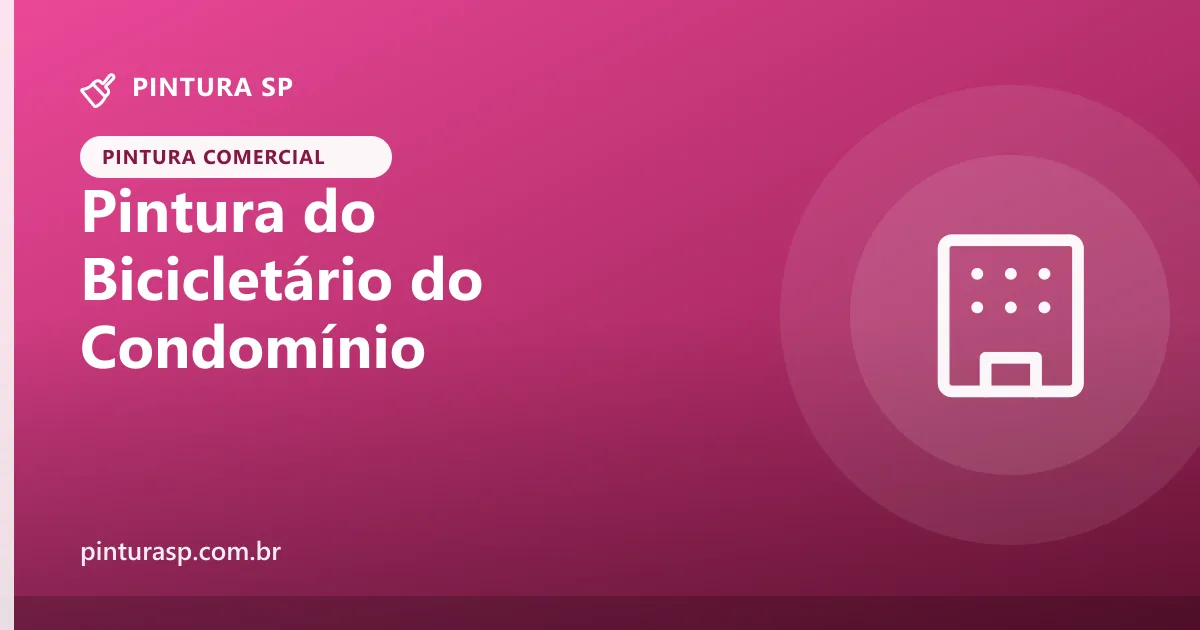 Pintura do Bicicletário do Condomínio: Organização e Uso