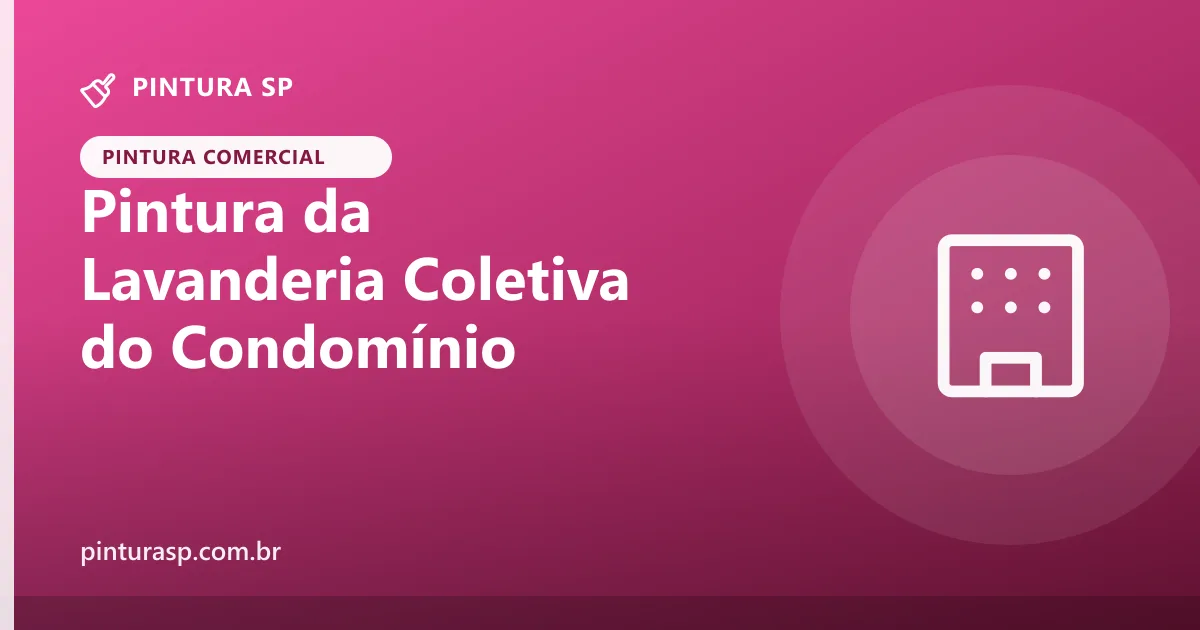 Pintura da Lavanderia Coletiva do Condomínio: Umidade sob Controle