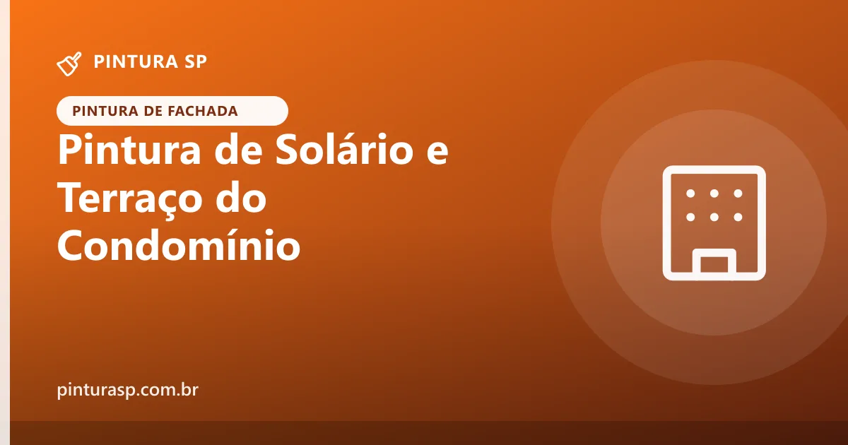 Pintura de Solário e Terraço do Condomínio