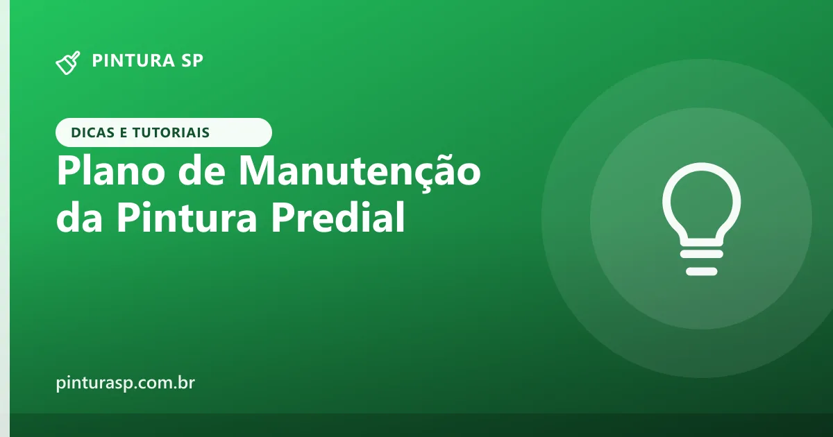 Plano de Manutenção da Pintura Predial: O Cuidado que Economiza