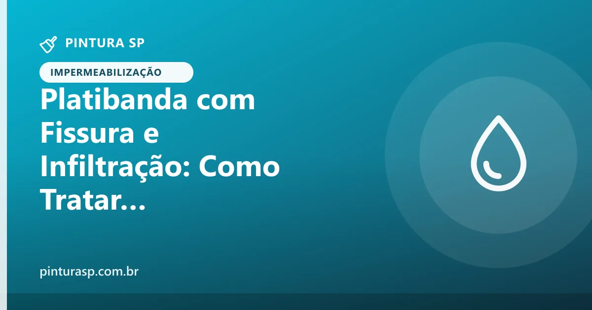 Platibanda com fissuras e infiltração: causas, tratamento e pintura no topo do prédio