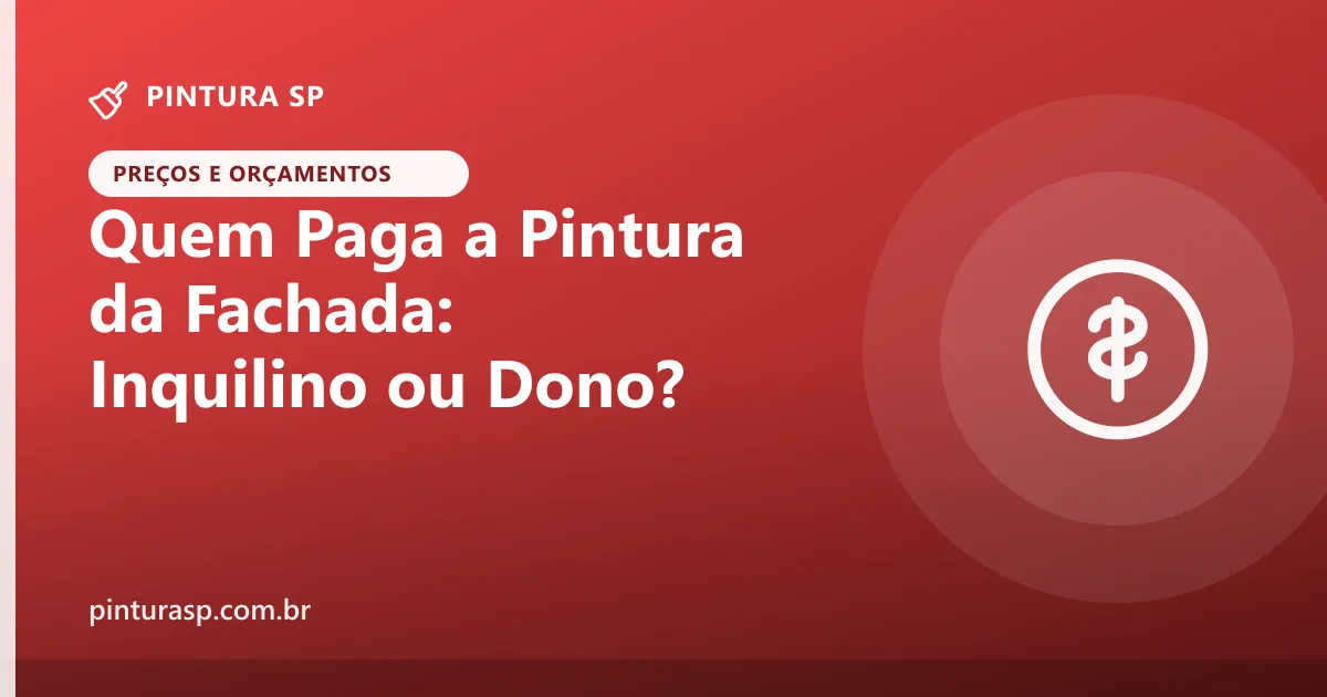 Quem paga a pintura da fachada: inquilino ou proprietário? O que diz a Lei do Inquilinato
