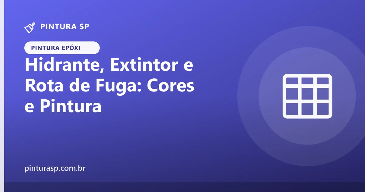Hidrantes, extintores e rotas de fuga: cores, pintura e sinalização de segurança no condomínio