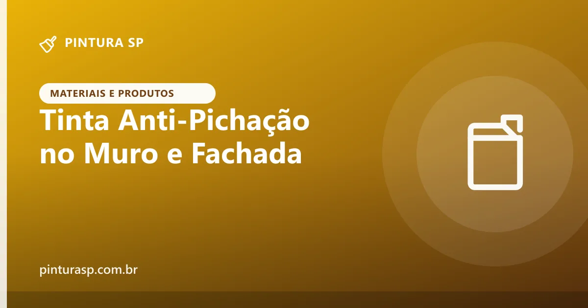 Tinta Anti-Pichação no Muro e Fachada: Vale a Pena?