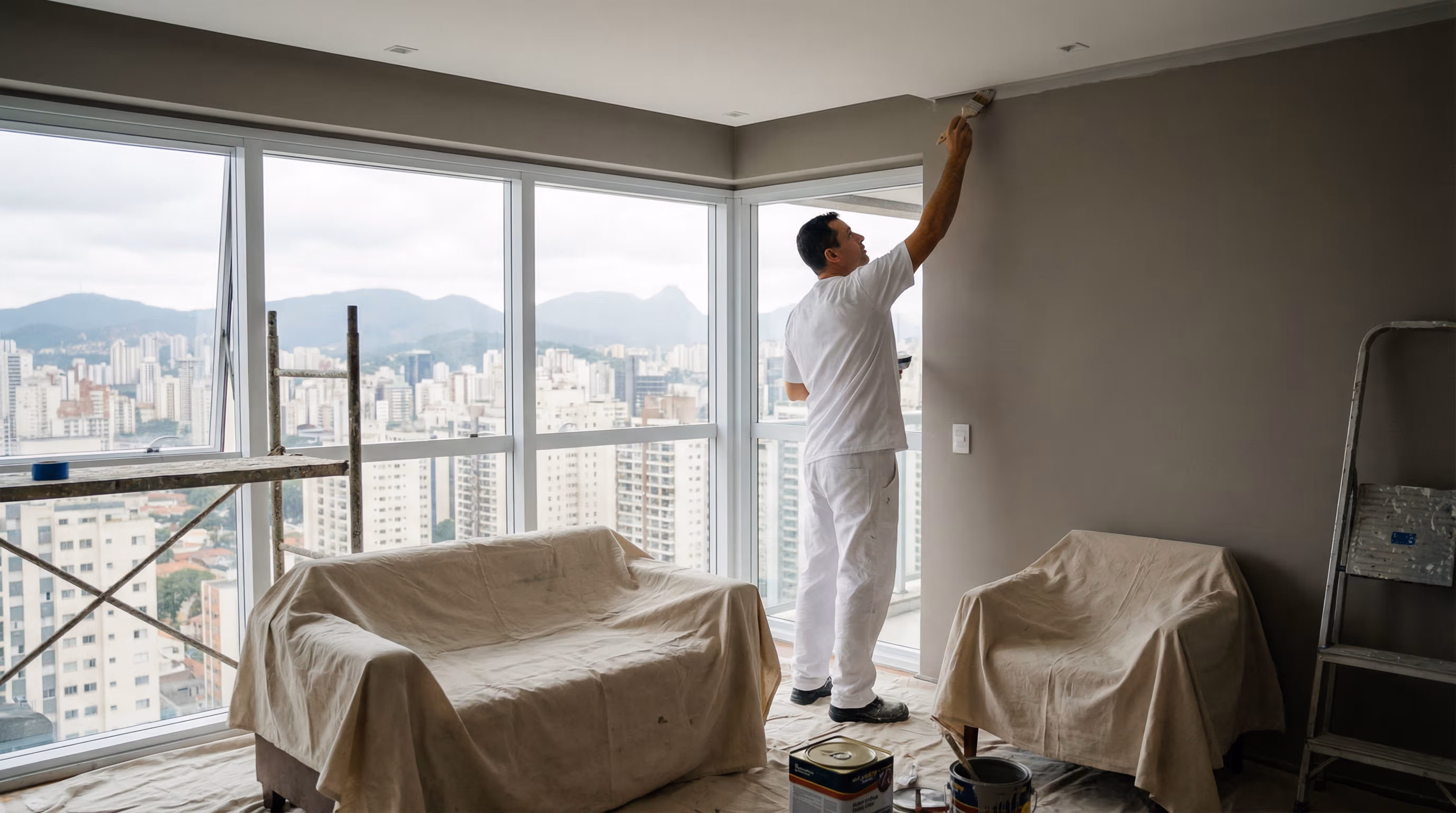 Pintura de apartamento em São Paulo